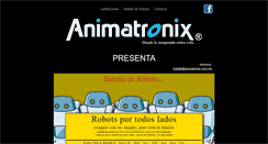 Desktop Screenshot of animatronix.com.mx